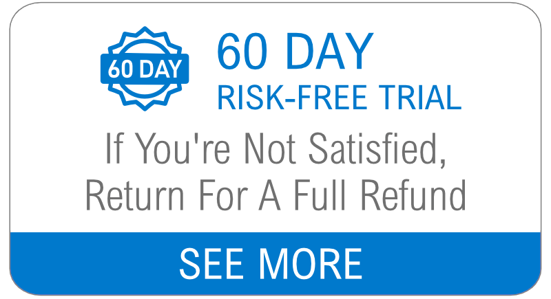 60-Day Risk-Free Trial: If You're Not Satisfied, Return for a Full Refund