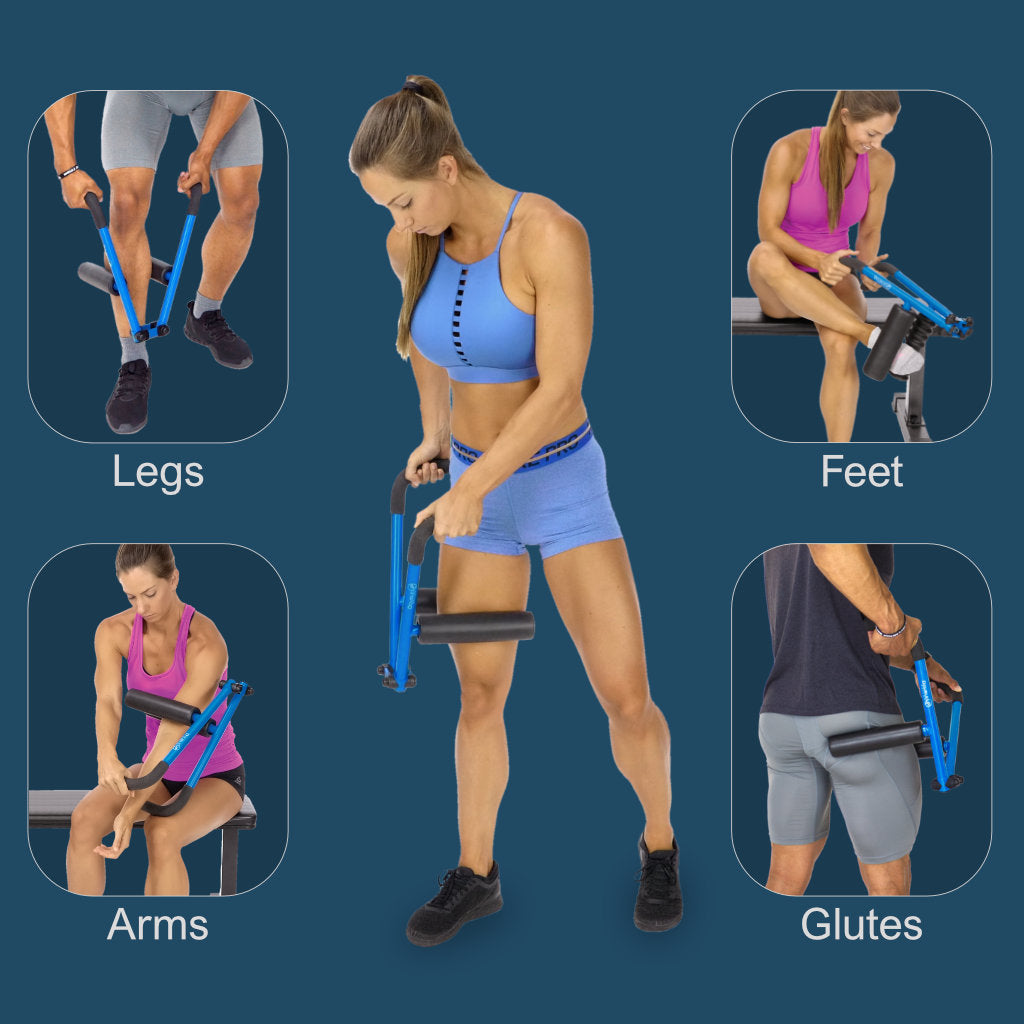 DoubleUP Roller Body Coverage for Legs, Feet, Arms, Glutes, and more