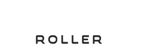 DoubleUP Roller Logo White and Black