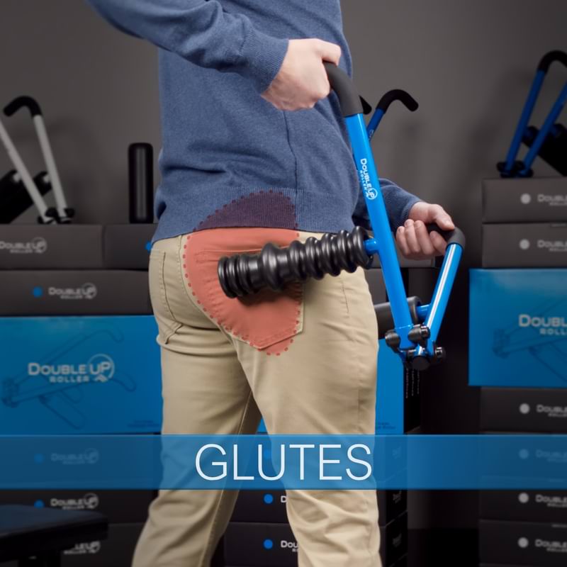 Foam rolling glutes for sciatica relief
