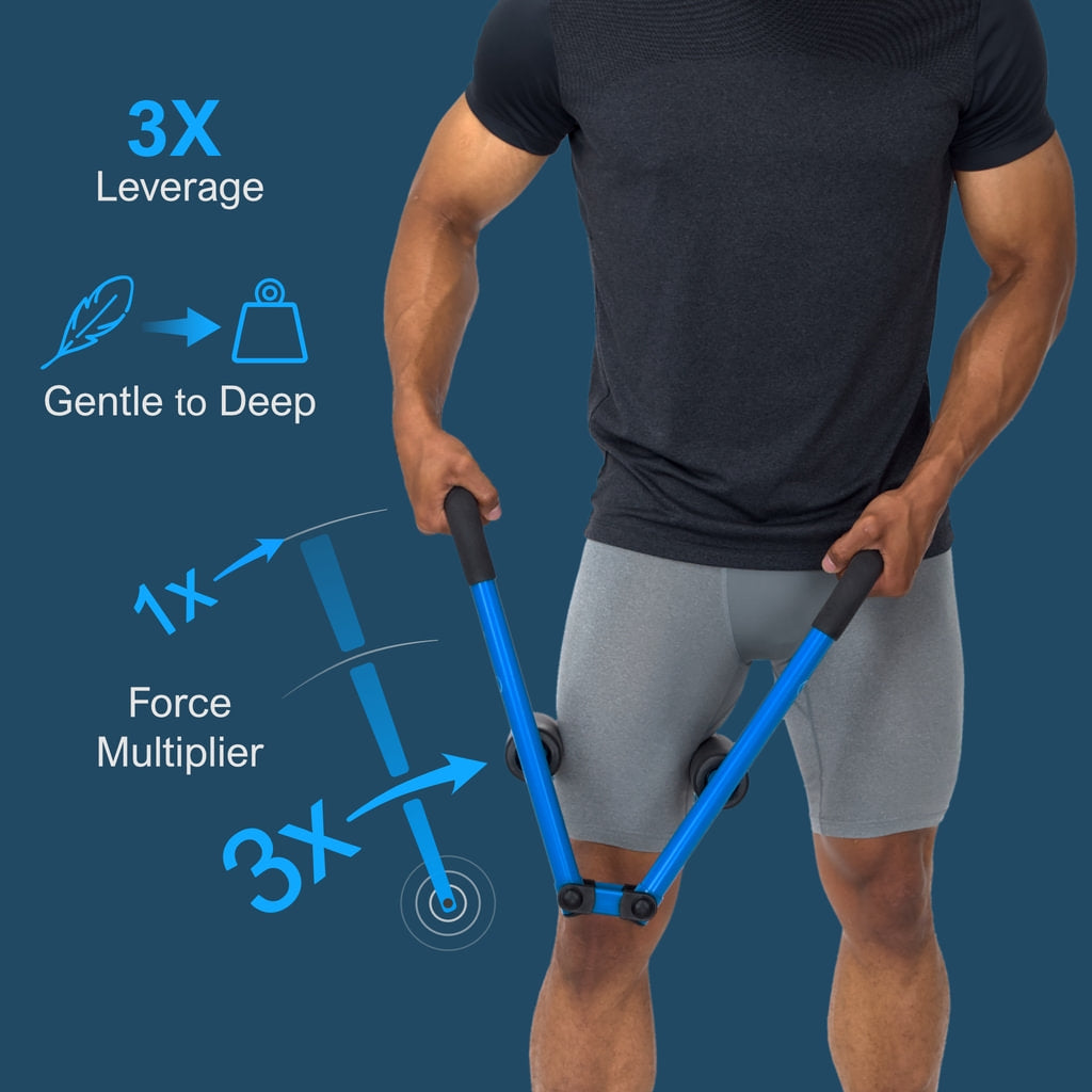 DoubleUP Roller Pressure Control With 3X Power from Gentle Massage to Deep Tissue Massage