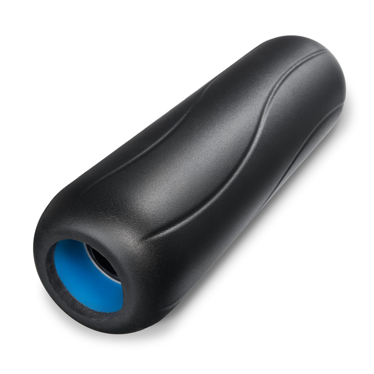 Soft density quick-change foam roller for use with DoubleUP frame for a gentle massage.