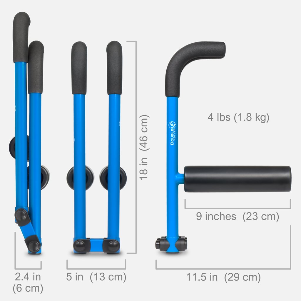 DoubleUP Roller Product Dimensions